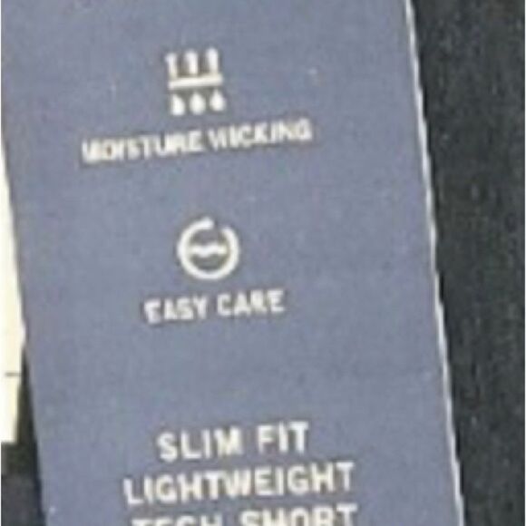 NEW Kenneth Cole Men's Tech Shorts Lightweight Stretch Slim Fit Dark Gray Sz 30 - Picture 9 of 10